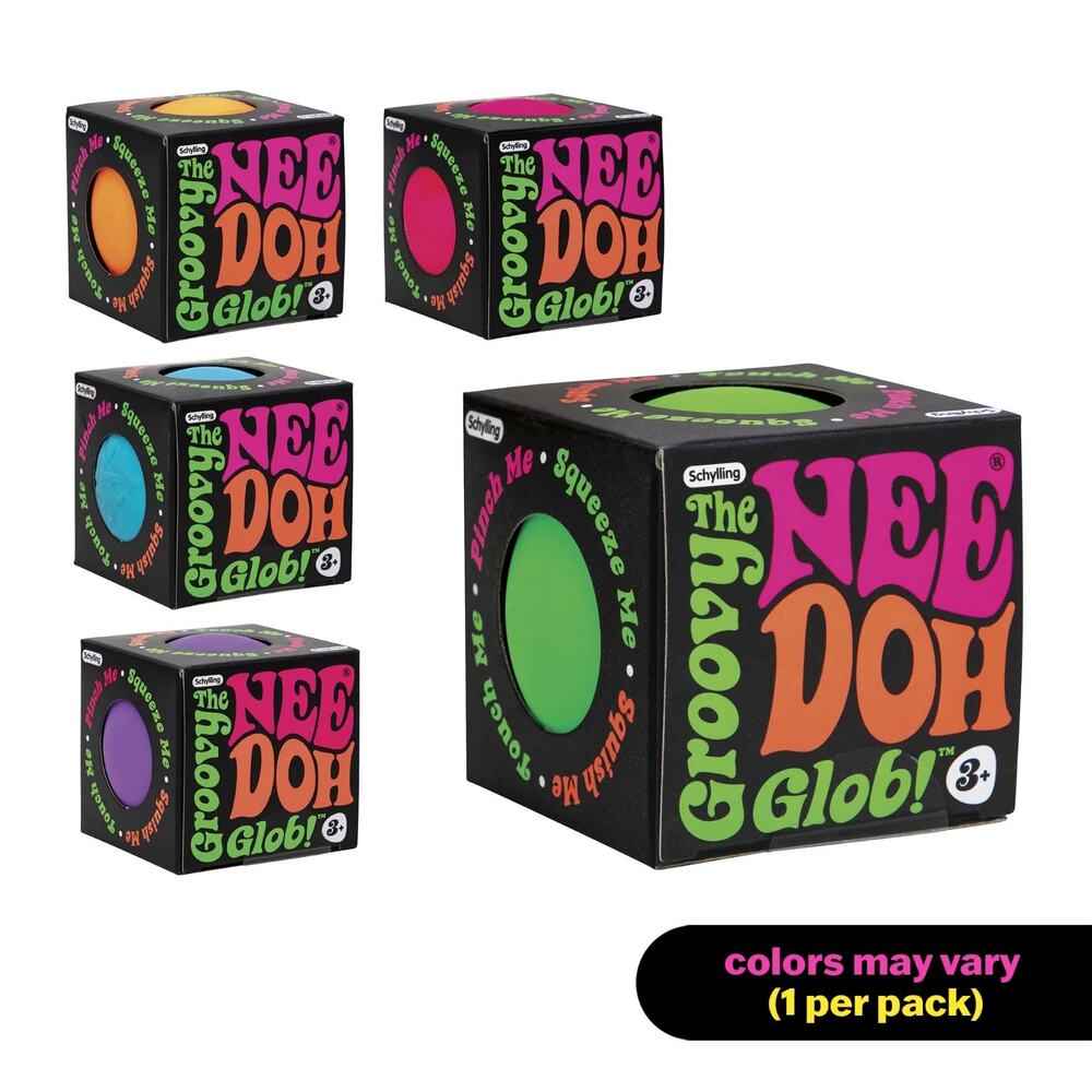 Schylling NeeDoh Groovy Glob Novelty Sensory Fidget Stress Relief Toy - Picture 7 of 8